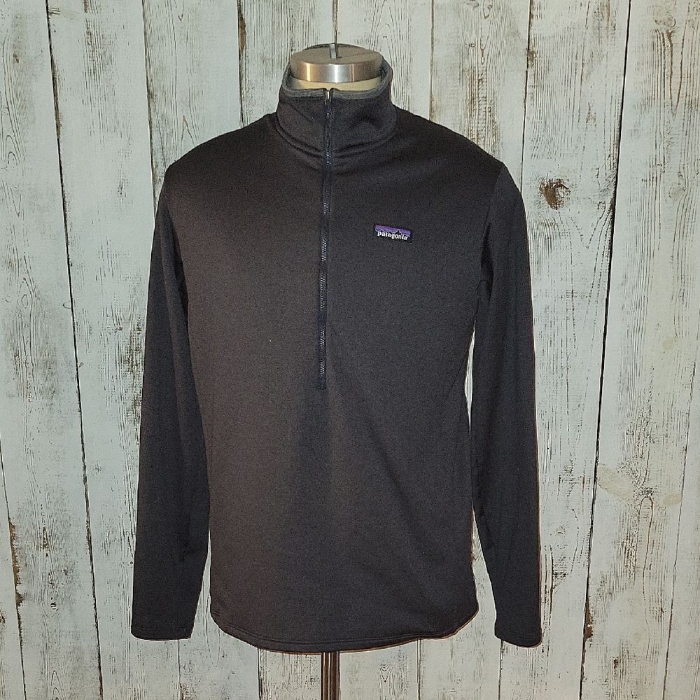 Patagonia Black R1 Daily Half-Zip Pullover